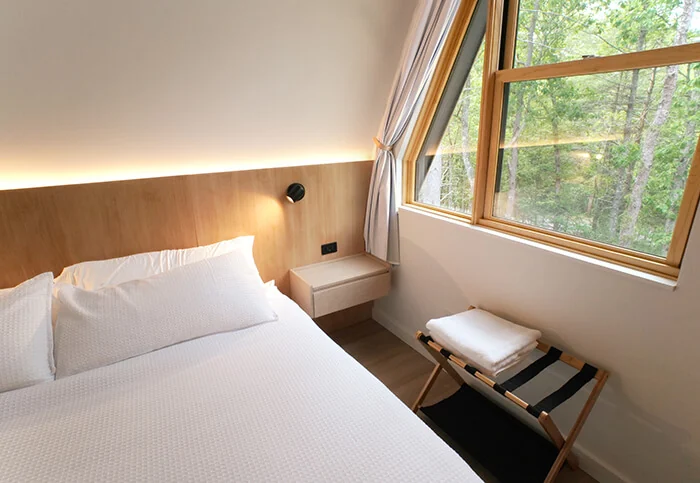 Mori A-Frame bedroom