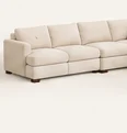 Cream sectional sofa example
